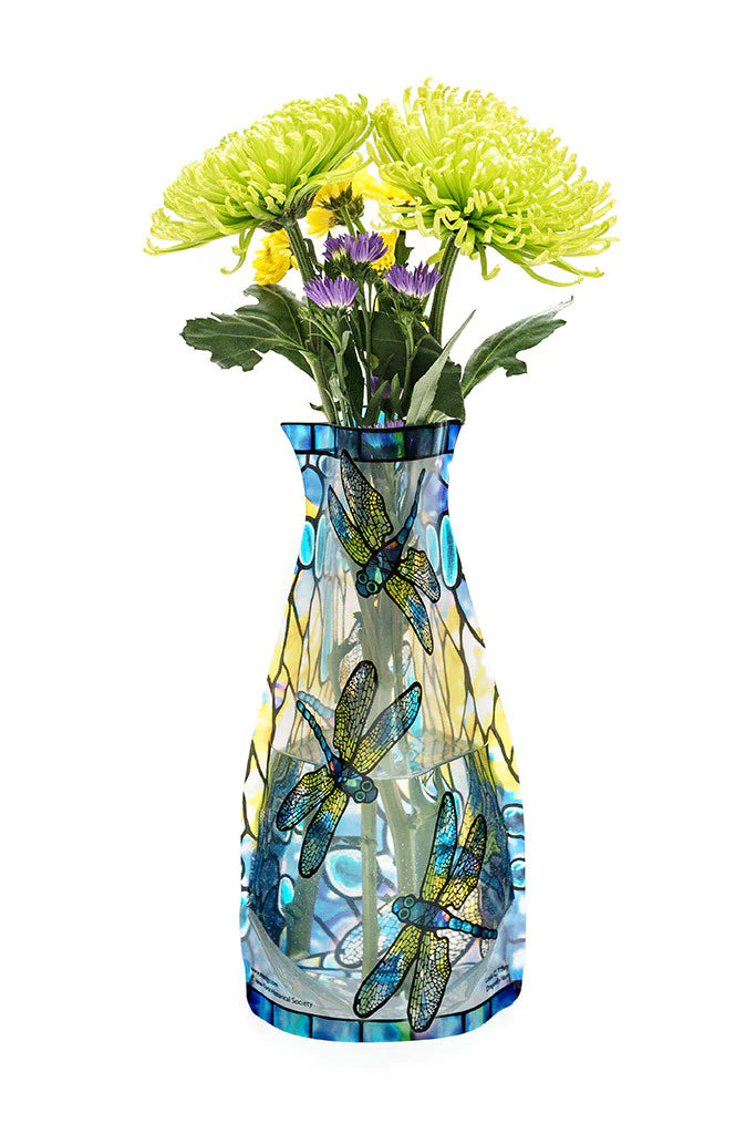 LOUIS C. TIFFANY DRAGONFLY VASE