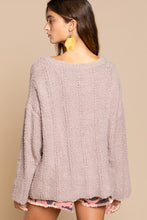 Load image into Gallery viewer, Distressed Knit Sweater
