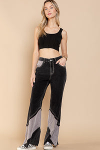 Patchwork Black Multi Jeans