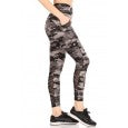 Load image into Gallery viewer, High Waist Tummy Control Sports Leggings With Pockets &amp; Mesh Panels With Crossed Straps
