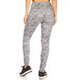 Solid Fleece Lined Sports Leggings With Side Pockets