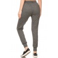 Load image into Gallery viewer, Womens Soft Brushed Joggers Sweatpants With Side Panel Pockets- Heather Grey
