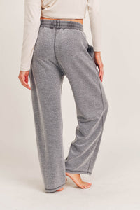 Fuzzy Mineral-Washed Lounge Pants