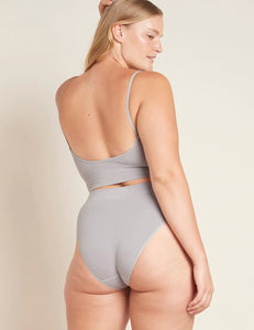 LYOLYTE Ribbed High Leg Brief - Mist