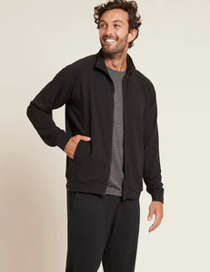 Men's Essential Zip-Up Jacket - Black / Medium