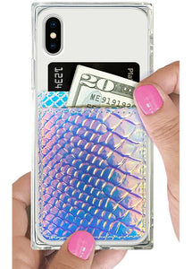 Hologram Snakeskin Phone Pocket