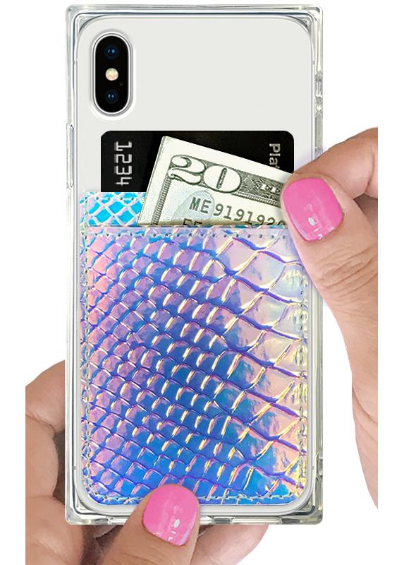Hologram Snakeskin Phone Pocket