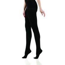 Load image into Gallery viewer, SOLID COMPRESSION TIGHTS (NYLON)— Black Opaque
