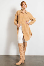 Load image into Gallery viewer, Corduroy Shirt Dress
