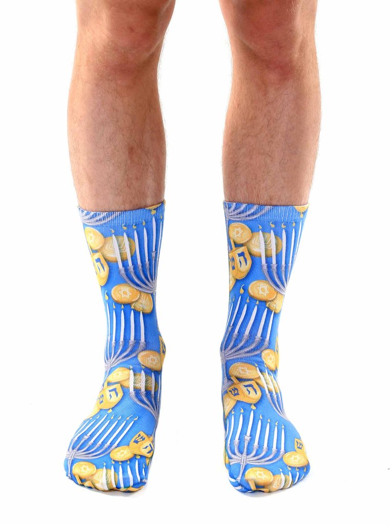 Hanukkah Crew Socks