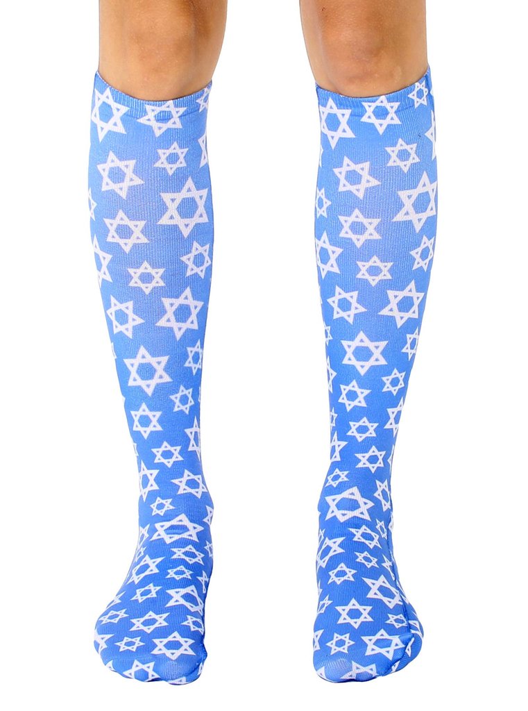 Star Of David Knee Highs