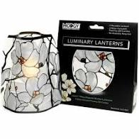 Louis C. Tiffany Magnolia Window Luminary Set