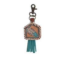 Load image into Gallery viewer, Alium Leather Keychain
